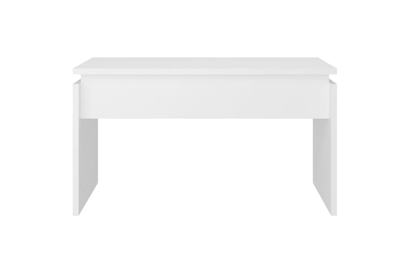 Salongbord hvit 68x50x38 cm sponplate - Hvit - Møbler - Bord - Sofabord