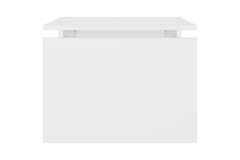 Salongbord hvit 68x50x38 cm sponplate - Hvit - Møbler - Bord - Sofabord