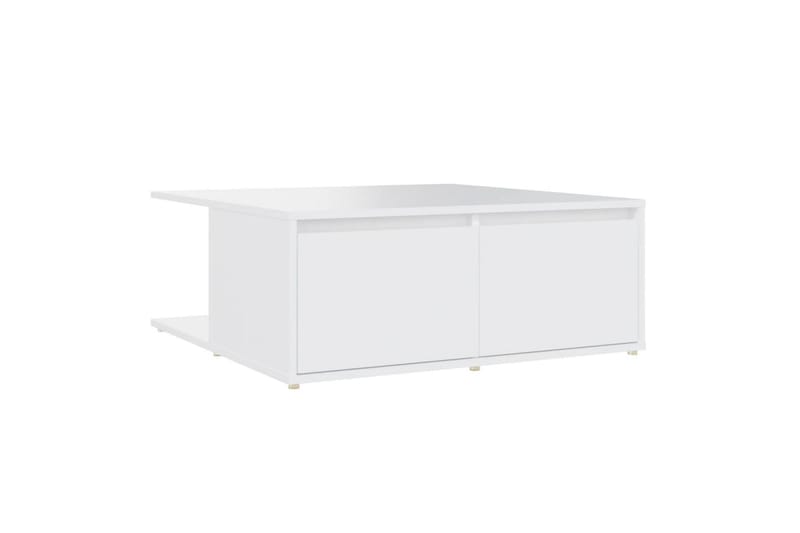 Salongbord hvit 80x80x31 cm sponplate - Hvit - Møbler - Bord - Sofabord
