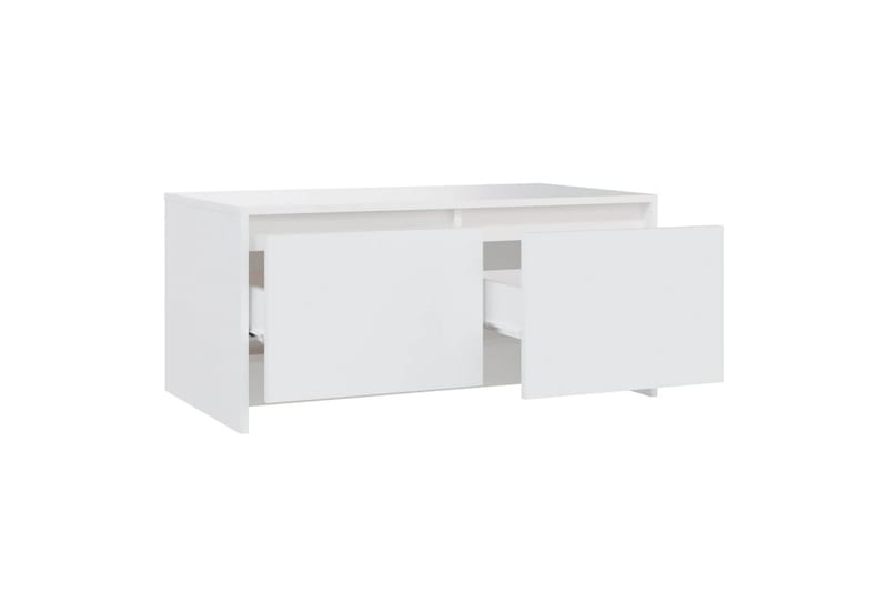 Salongbord hvit 90x50x41,5 cm sponplate - Hvit - Møbler - Bord - Sofabord