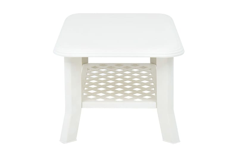 Salongbord hvit 90x60x46 cm plast - Møbler - Bord - Sofabord
