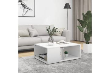 Salongbord hvit 90x67x33 cm sponplate - Hvit - Møbler - Bord - Sofabord