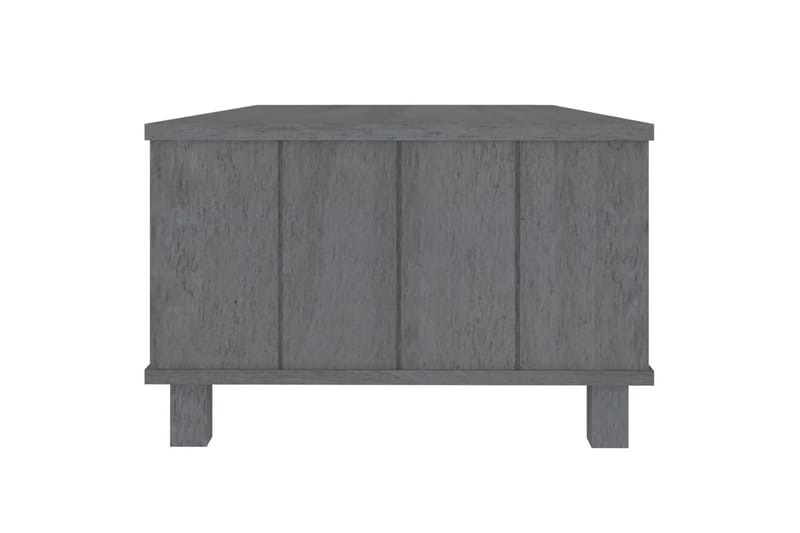 Salongbord mørkegrå 100x55x35 cm heltre furu - Grå - Møbler - Bord - Sofabord