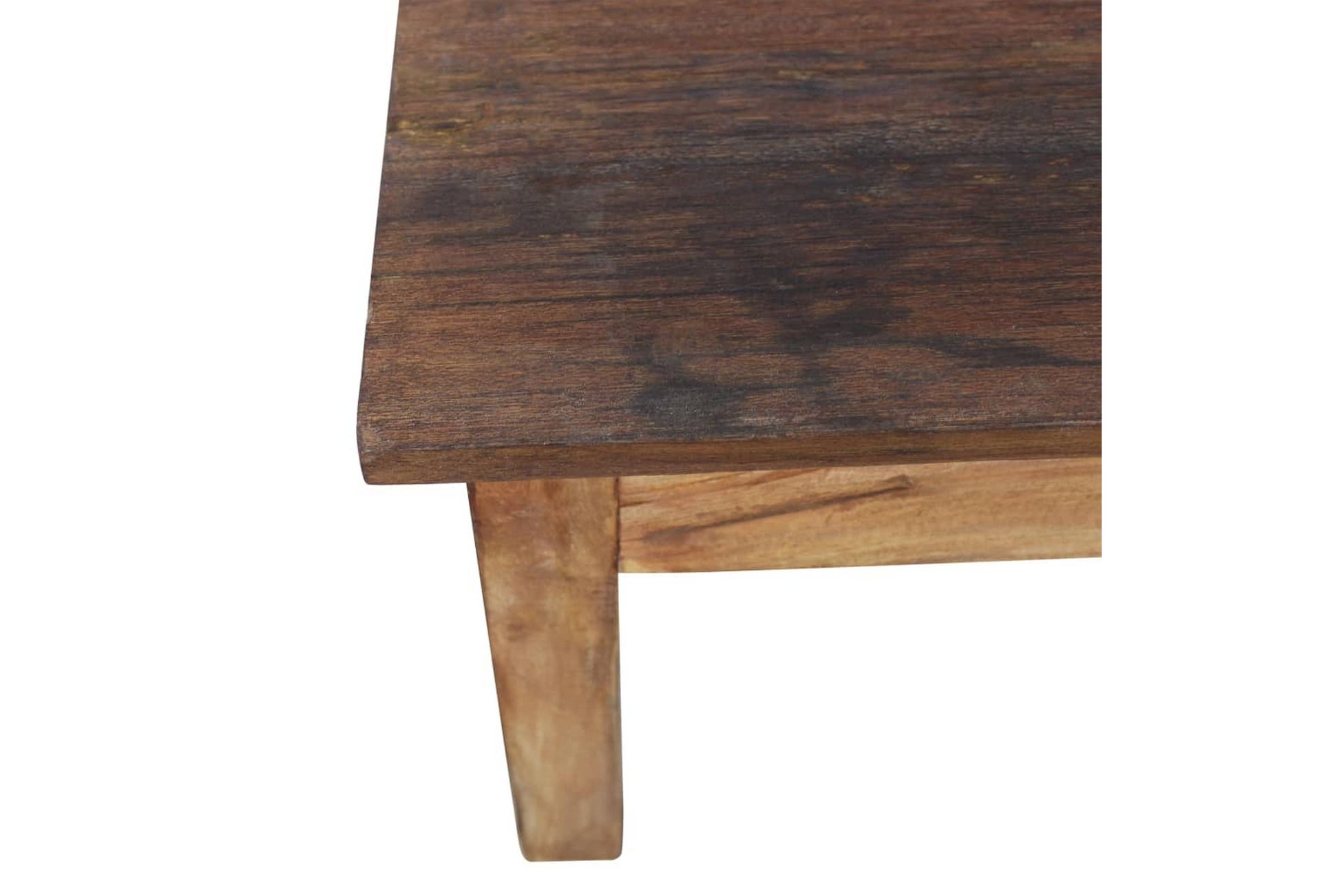 Salongbord massivt gjenvunnet tre 98x73x45 cm - Resirkulert Tre - Møbler - Bord - Sofabord