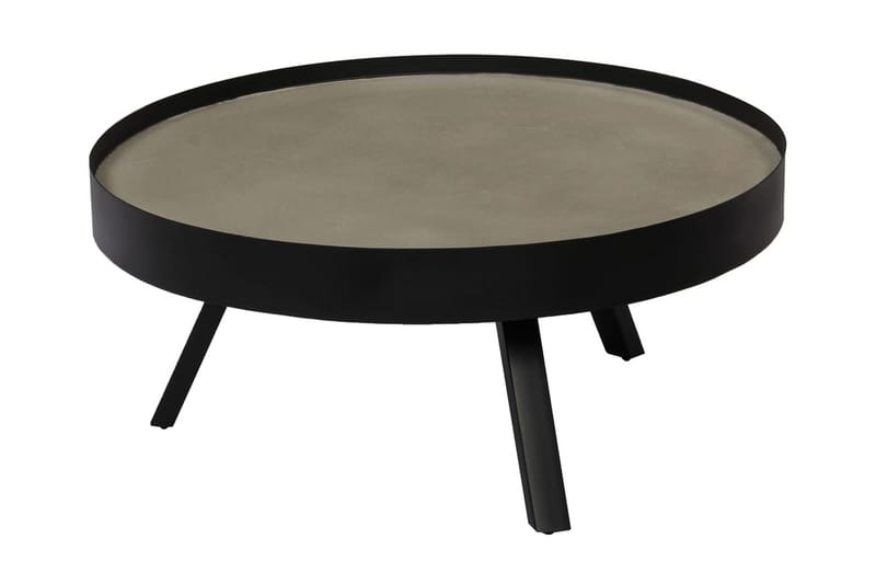 Salongbord med betongplate 74x32 cm - Møbler - Bord - Sofabord