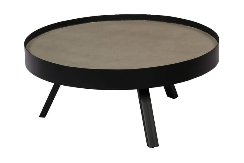 Salongbord med betongplate 74x32 cm - Møbler - Bord - Sofabord