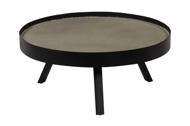 Salongbord med betongplate 74x32 cm - Møbler - Bord - Sofabord