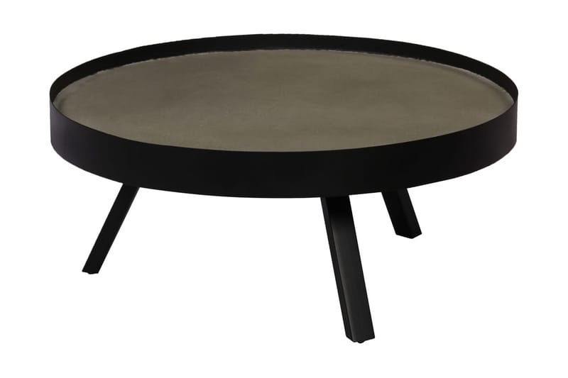 Salongbord med betongplate 74x32 cm - Møbler - Bord - Sofabord