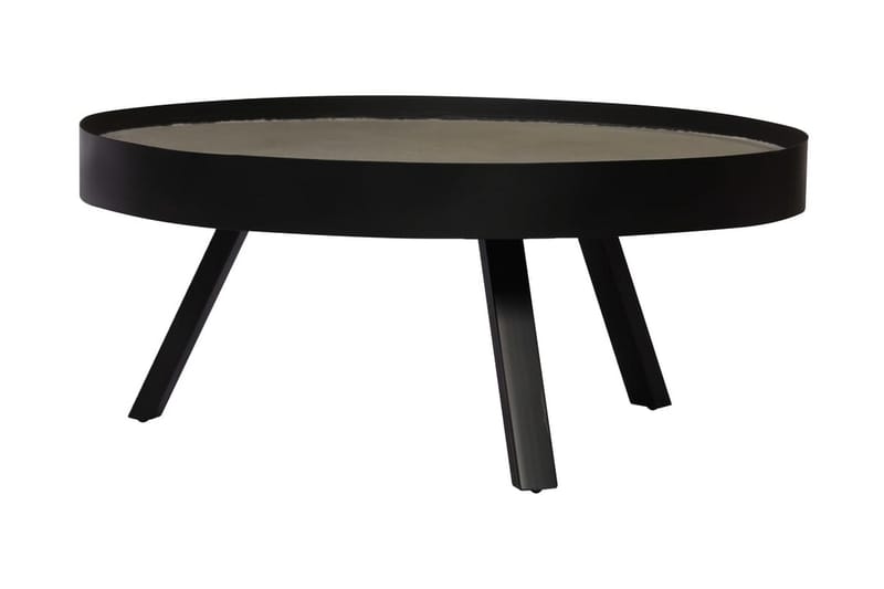 Salongbord med betongplate 74x32 cm - Møbler - Bord - Sofabord