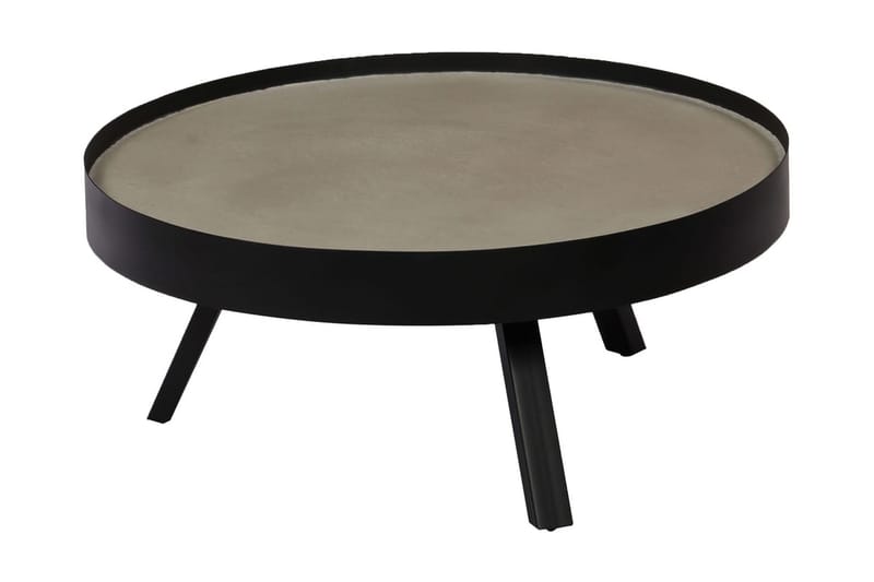 Salongbord med betongplate 74x32 cm - Møbler - Bord - Sofabord