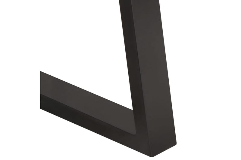 Salongbord med naturlige kanter 60x60x40 cm heltre akasie - Grå - Møbler - Bord - Sofabord