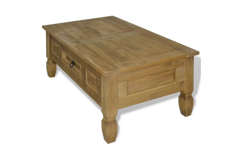 Salongbord meksikansk Corona-stil furu 100x60x45 cm - Furu - Møbler - Bord - Sofabord