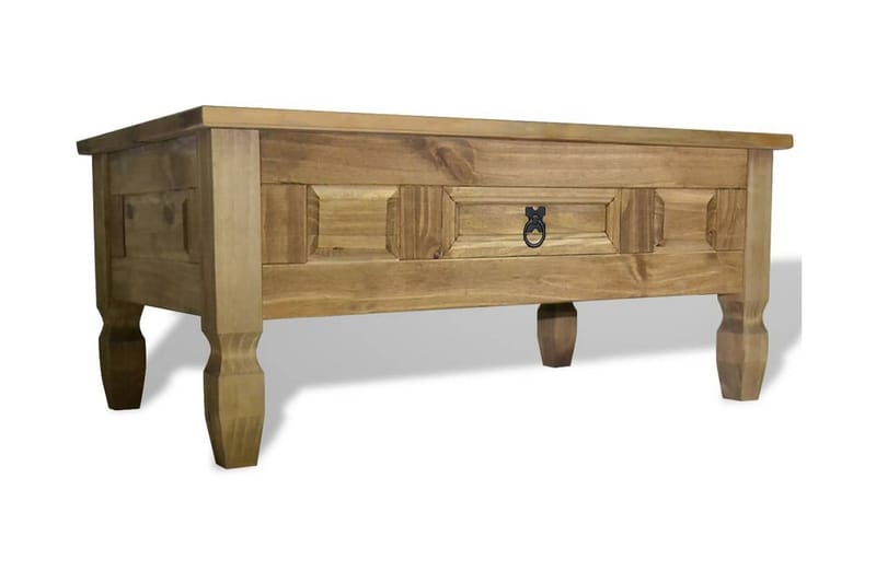 Salongbord meksikansk Corona-stil furu 100x60x45 cm - Furu - Møbler - Bord - Sofabord