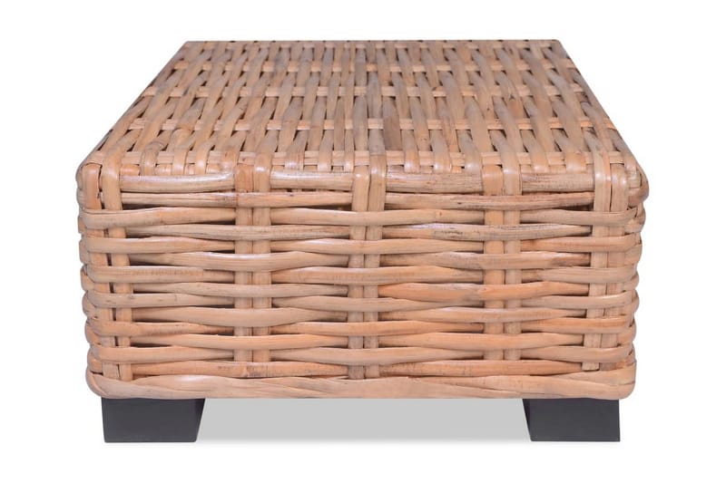 Salongbord naturlig rotting 45x45x30 cm - Natur - Møbler - Bord - Sofabord