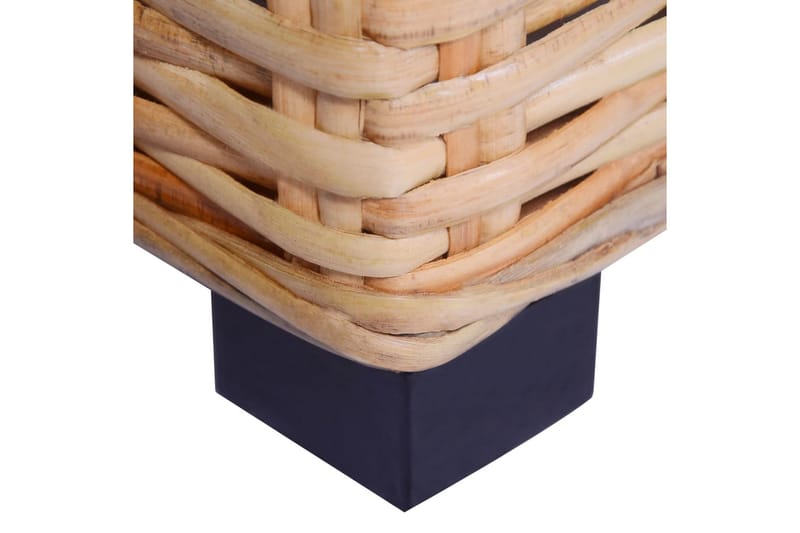 Salongbord naturlig rotting 45x45x30 cm - Natur - Møbler - Bord - Sofabord