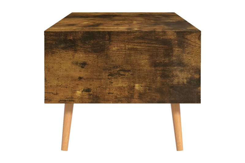 Salongbord røkt eik 100x49,5x43 cm sponplate - Brun - Møbler - Bord - Sofabord