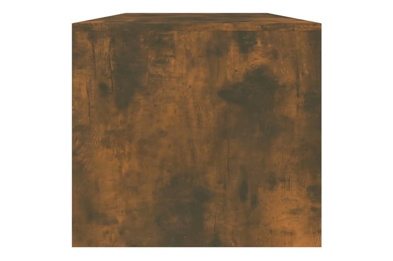 Salongbord røkt eik 102x50x45 cm konstruert tre - Brun - Møbler - Bord - Sofabord