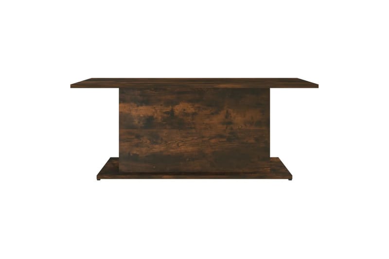 Salongbord røkt eik 102x55,5x40 cm sponplate - Brun - Møbler - Bord - Sofabord