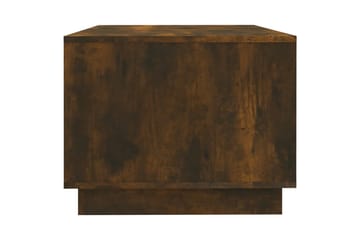 Salongbord røkt eik 102x55x43 cm sponplate - Brun - Møbler - Bord - Sofabord