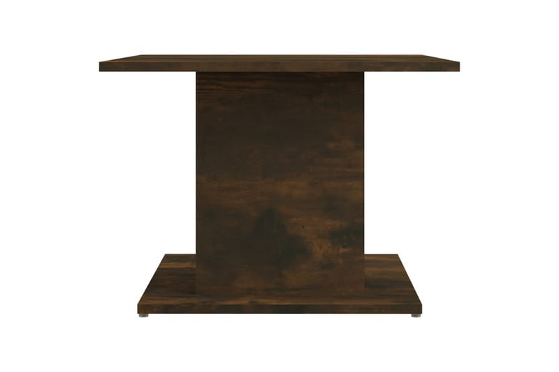 Salongbord røkt eik 55,5x55,5x40 cm sponplate - Brun - Møbler - Bord - Sofabord