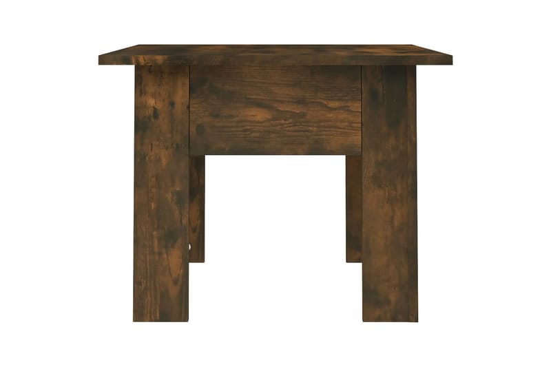 Salongbord røkt eik 55x55x42 cm sponplate - Brun - Møbler - Bord - Sofabord