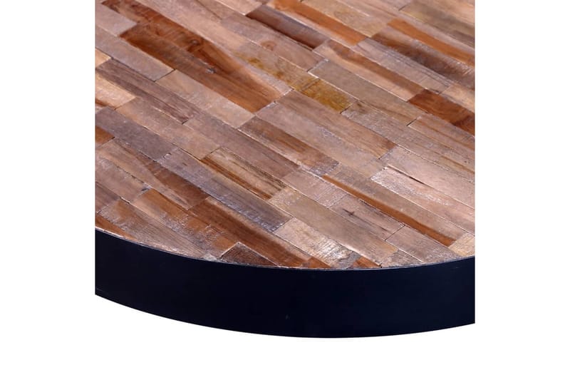 Salongbord rundt gjenvunnet teak - Resirkulert Teak/Svart - Møbler - Bord - Sofabord