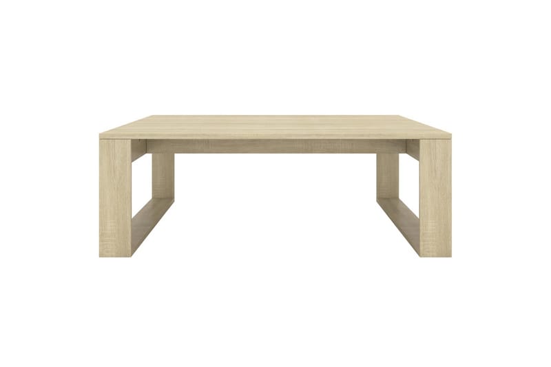Salongbord sonoma eik 100x100x35 cm sponplate - Brun - Møbler - Bord - Sofabord