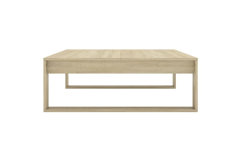 Salongbord sonoma eik 100x100x35 cm sponplate - Brun - Møbler - Bord - Sofabord