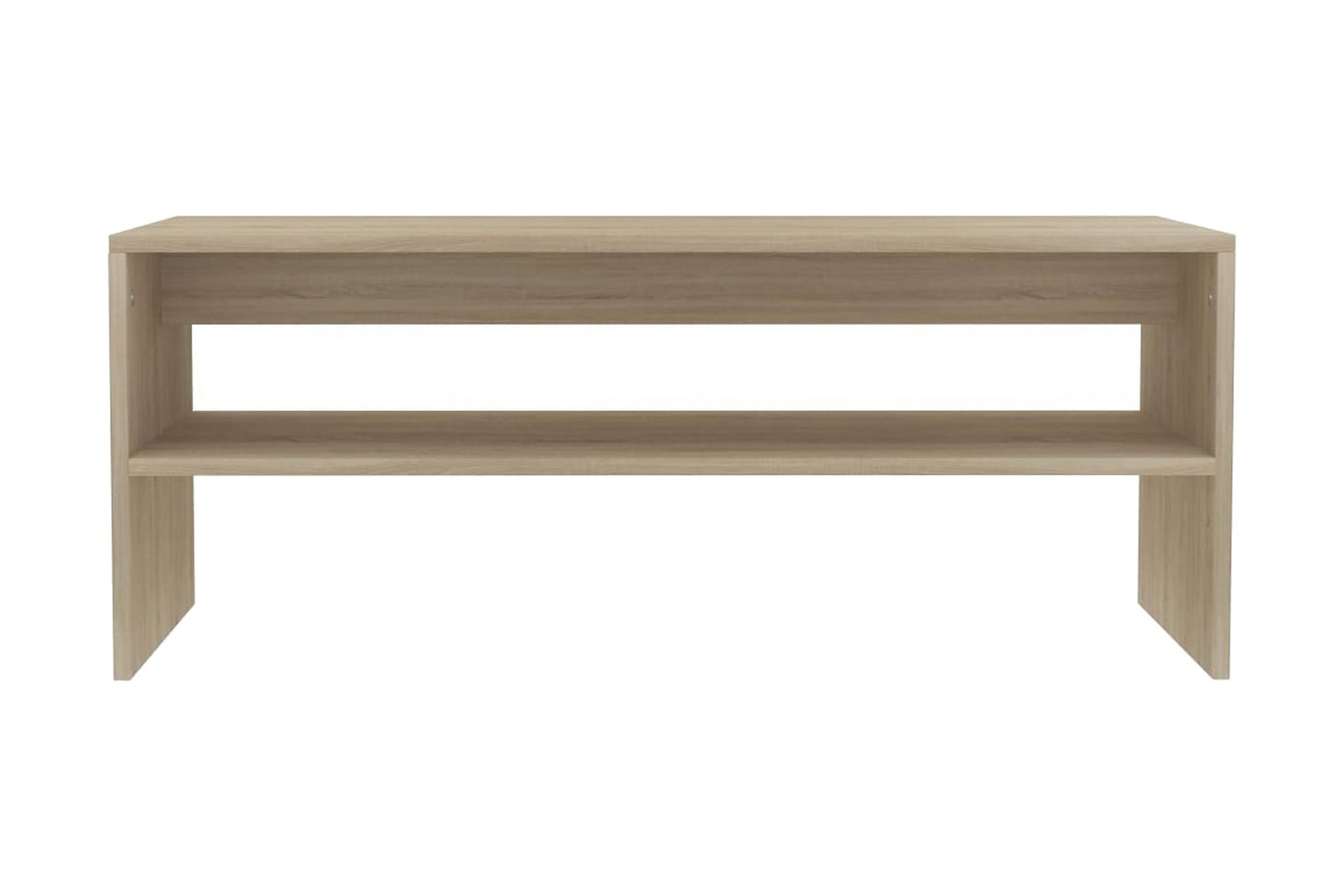 Salongbord sonoma eik 100x40x40 cm sponplate - Brun - Møbler - Bord - Sofabord