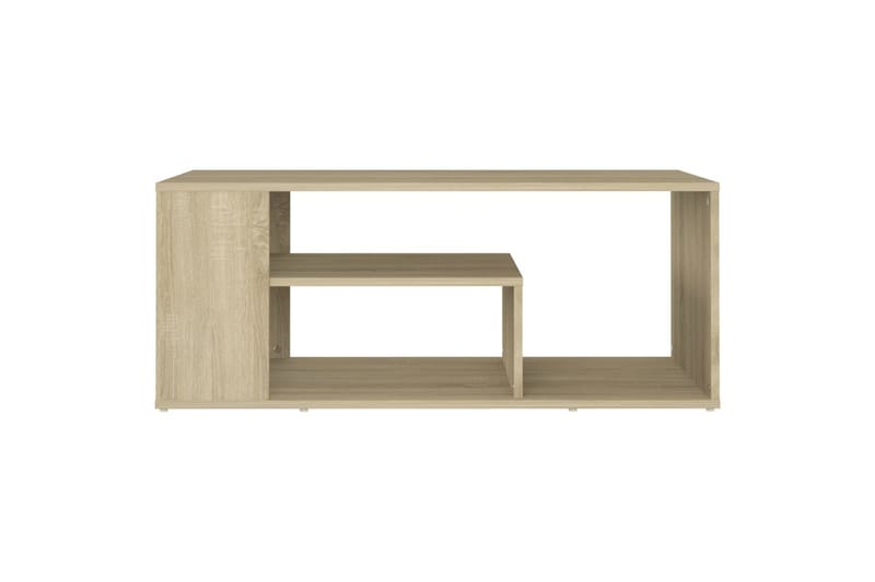 Salongbord sonoma eik 100x50x40 cm sponplate - Brun - Møbler - Bord - Sofabord