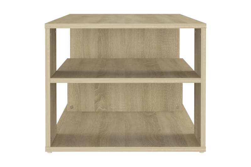 Salongbord sonoma eik 100x50x40 cm sponplate - Brun - Møbler - Bord - Sofabord