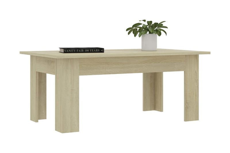 Salongbord sonoma eik 100x60x42 cm sponplate - Møbler - Bord - Sofabord