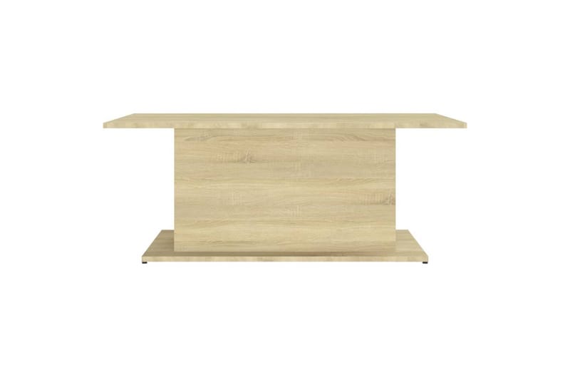 Salongbord sonoma eik 102x55,5x40 cm sponplate - Beige - Møbler - Bord - Sofabord