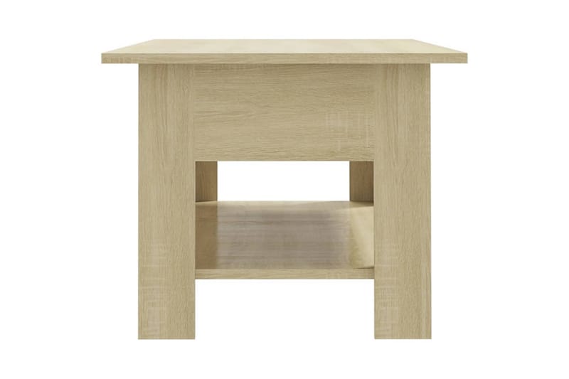 Salongbord sonoma eik 102x55x42 cm sponplate - Brun - Møbler - Bord - Sofabord