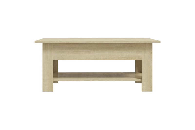 Salongbord sonoma eik 102x55x42 cm sponplate - Brun - Møbler - Bord - Sofabord