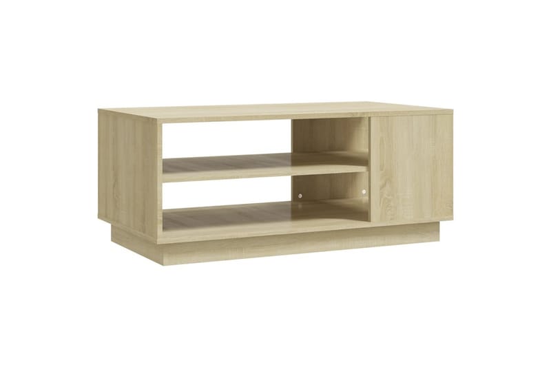 Salongbord sonoma eik 102x55x43 cm sponplate - Brun - Møbler - Bord - Sofabord