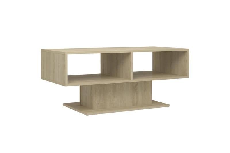 Salongbord sonoma eik 103,5x50x44,5 cm sponplate - Brun - Møbler - Bord - Sofabord