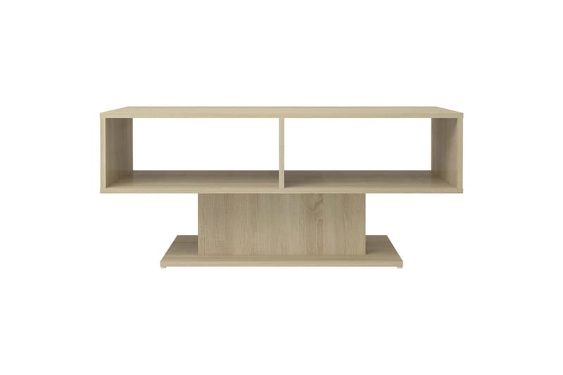 Salongbord sonoma eik 103,5x50x44,5 cm sponplate - Brun - Møbler - Bord - Sofabord