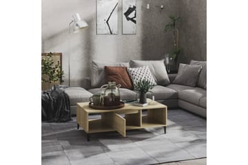 Salongbord sonoma eik 103,5x60x35 cm sponplate - Brun - Møbler - Bord - Sofabord