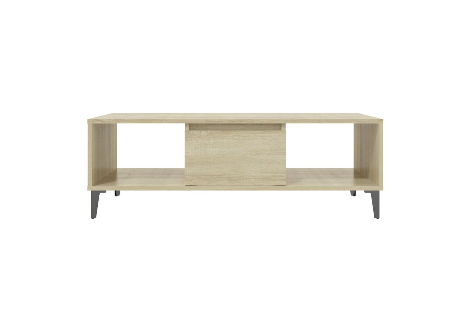 Salongbord sonoma eik 103,5x60x35 cm sponplate - Brun - Møbler - Bord - Sofabord