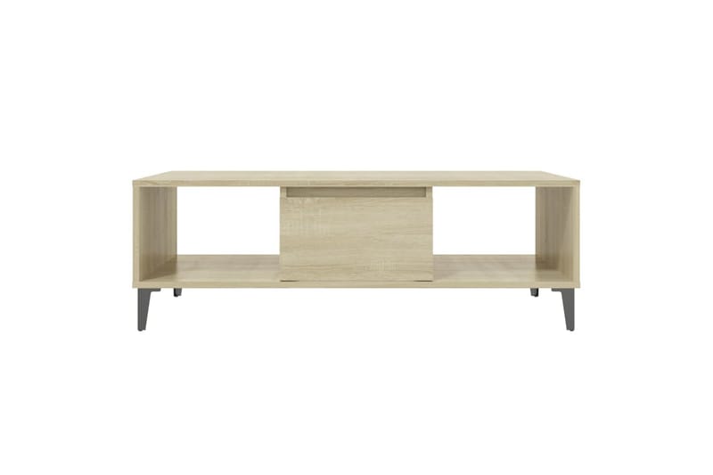 Salongbord sonoma eik 103,5x60x35 cm sponplate - Brun - Møbler - Bord - Sofabord