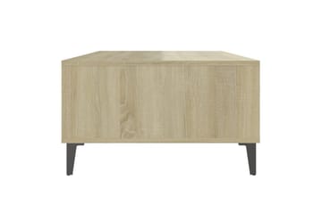 Salongbord sonoma eik 103,5x60x35 cm sponplate - Brun - Møbler - Bord - Sofabord