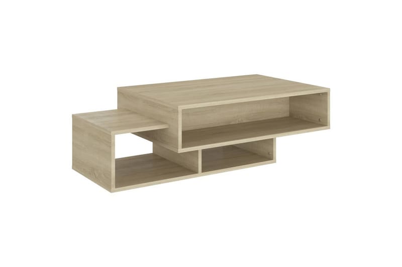 Salongbord sonoma eik 105x55x32 cm sponplate - Brun - Møbler - Bord - Sofabord
