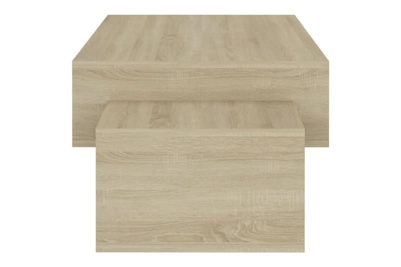 Salongbord sonoma eik 105x55x32 cm sponplate - Brun - Møbler - Bord - Sofabord