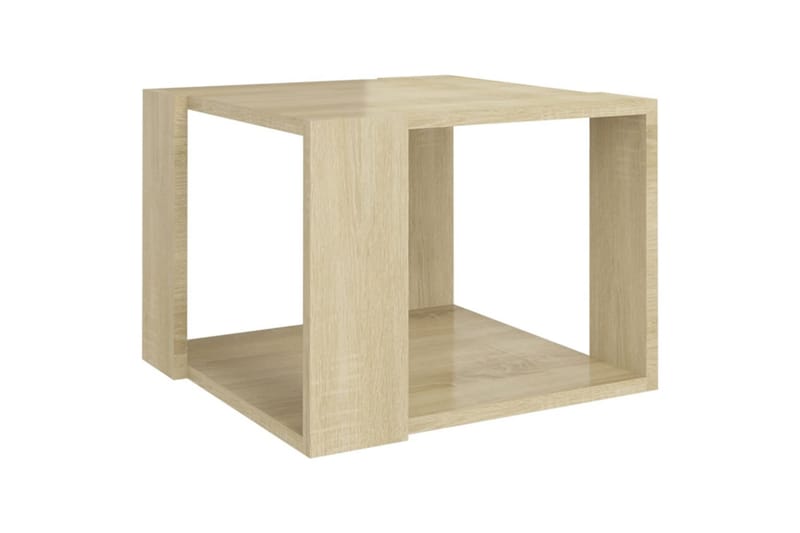 Salongbord sonoma eik 40x40x30 cm sponplate - Brun - Møbler - Bord - Sofabord