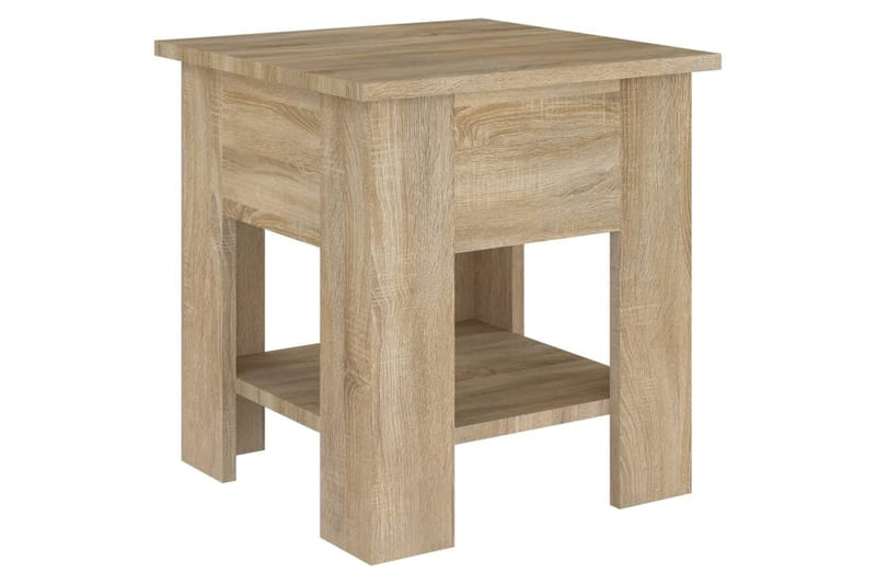 Salongbord sonoma eik 40x40x42 cm konstruert tre - Brun - Møbler - Bord - Sofabord