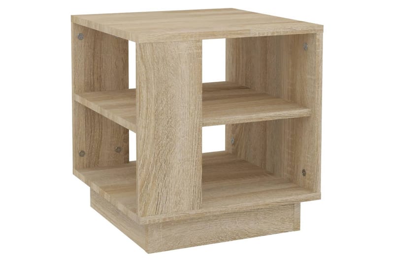 Salongbord sonoma eik 40x40x43 cm konstruert tre - Beige - Møbler - Bord - Sofabord