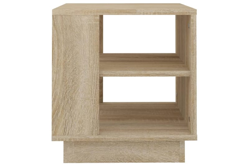 Salongbord sonoma eik 40x40x43 cm konstruert tre - Beige - Møbler - Bord - Sofabord