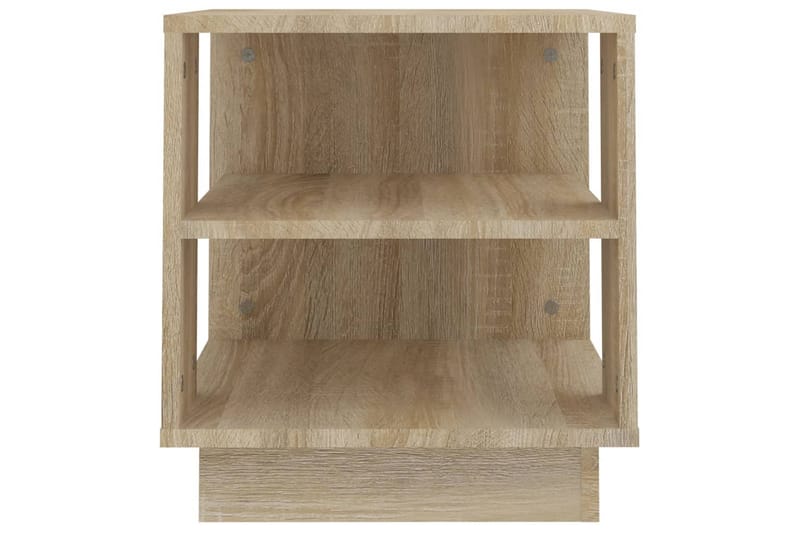 Salongbord sonoma eik 40x40x43 cm konstruert tre - Beige - Møbler - Bord - Sofabord