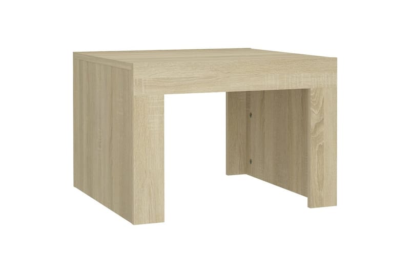 Salongbord sonoma eik 50x50x35 cm sponplate - Brun - Møbler - Bord - Sofabord